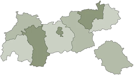Karte von Tirol